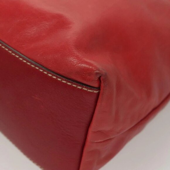 GUCCI Shoulder Bag Leather Red Gold 189840 001364 Auth bs27504 - Picture 4 of 16